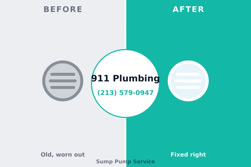 Before and after: plumbing company Pittston, PA